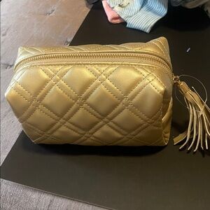 Royal standard gold cosmetic bag